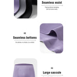 3 Pack Men's Seamless Comfort Solid Color 3D Pouch & Breathable Trunks