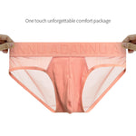 2-pack Men's Sexy Semi-transparent Ribbed Briefs