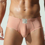Men's Premium Fabric Comfy Waistband Stay-Put Fit Sporty Cut Solid Color Trunks