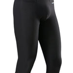 Men's Ice Silk Mesh Mid-Rise Quick-Dry for Sports & Casual Activewear Tights