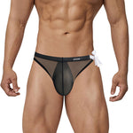 2 Pack Men's Nylon Ultra-Thin Breathable Semi-Transparent Sexy Briefs