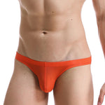 Men's Low Waist Ice Silk Transparent Seamless Bikini
