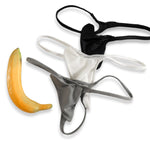 3 Pack Men's Breathable Mesh Sexy Ice Silk Strings