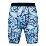 2 Pack Men's Printed High-Stretch Relaxed Fit Sport Activewear Tights