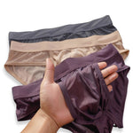 3 Pack Men's Fly Opening Supportive Pouch Stretch Premium Briefs
