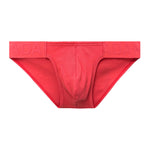 2 Pack Men's Low-Rise High-Cut Ribbed Cotton Bikini