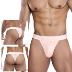 2 Pack Men's Large Pouch Enhancing Modal Breathable Thong