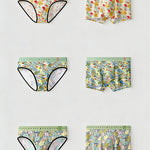 3 Pack Men's Mid-Rise Stay-Put Fit Skin-Friendly Breathable Briefs & Trunks