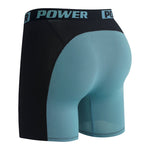 4 Pack Men's Mid-Rise Color Block Mesh Breathable Boxer Briefs