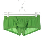 2 Pack Men's Soft U-Pouch Sexy Breathable Solid Color Trunks