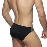 Men's Color Block Swim Briefs with Removable Pad