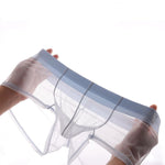 Men’s Sheer Mesh Trunks with U-Shaped Support Pouch