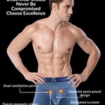 Men's Sexy Breathable Elastic Separated Pouch Trunks