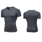 Men's Workout Ready Stretch Fit Tagless & Seamless Sporty Cut Activewear Tops & Tights