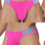 2 Pack Men’s Sexy Threaded Fabric Bikinis