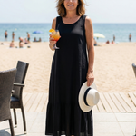 Janie | Easy Drape Midi Dress
