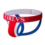 3 Pack Men's U-Pouch Striped Sexy Jockstraps