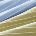 4 Pack Men's Antibacterial Cotton Gusset Striped Lightweight Trunks