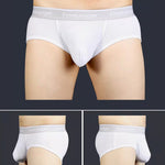 FreeLonger Men's Comfy Separate Support Pouch Briefs