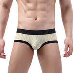 Men's Low-Rise Soft-Touch Fabric Snug Fit Briefs