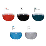3 Pack Men's Low-Rise High Cut Sexy Supportive U-Pouch Bikini