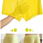 Lightweight Breathable Ice Silk U Contoured Boxers for Men