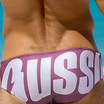 Men's Sexy Letter Printed Swim Briefs