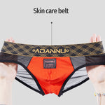 Men's Breathable With Patchwork Design Supportive Fit Briefs