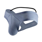 2 Pack Men's Low Rise Back Hollow 3D U-convex Large Pouch T-Back Briefs