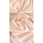 4 Pack Men's Mid-Rise Breathable Cotton Skin-Friendly Boxers Shorts