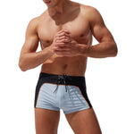 Men’s Smooth Wave Swim Trunk With Drawstring
