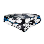 Men's Anti-Chafing Stretch Fabric Bold Prints Quick-Dry Swim Briefs