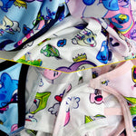 2 Pack Men's Trendy Printed Cartoon Comfortable and Breathable Bikini