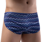 4 Pack Men's Ultra-Thin Moisture-Wicking Bold Prints Low-Rise Trunks