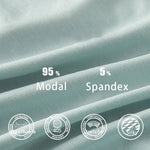 4 Pack Men's Modal Skin-Friendly Solid Color Mid-Rise Briefs