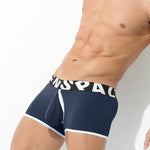 2 Pack Men's Sexy Modal Trunks with Open Front & Back and Removable Pouch