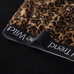 3 Pack Men's Leopard Print Ice Silk Loose-Fit Casual Boxer Briefs