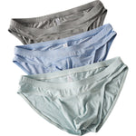 3 Pack Men's Seamless Comfort Jacquard Soft Touch Cooling Briefs