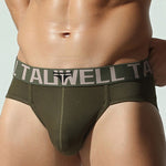 2 Pack Men's Ultra-Soft Cotton Mid-Rise Sporty Cut Seamless Comfort Bikini