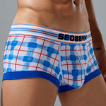 Men’s Relaxed Plaid U Pouch Trunks