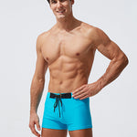 Men's Moisture-Wicking Lining Sporty Cut Stay-Put Fit Swim Shorts & Trunks