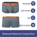 2 Pack Men's Modal Simple Skin-Friendly Trunks