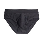 Men's Padded Solid Drawstring Swimsuit Bikini Briefs