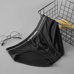 2 Pack Men's Low-Rise U-Shaped Solid Color Ultra-Soft Support Briefs