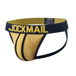 2 Pack Men's Supportive U-Pouch Day-Long Comfort Chafe-Free Design Jockstraps