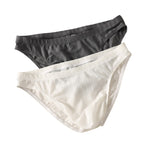3 Pack Men's Sexy Solid Color Breathable Comfy Waistband Soft Briefs