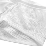 2 Pack Men's Sexy Semi-Sheer Lace Mesh Trunks with Contoured U-Pouch