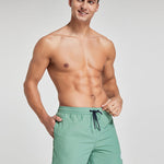 Men's Solid Breathable Beach Shorts Boxer