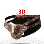 2-pack Men's Snake Print Hollow Briefs
