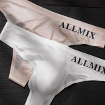 4 Pack ALLMIX Men's Sexy Seamless T-back Thongs